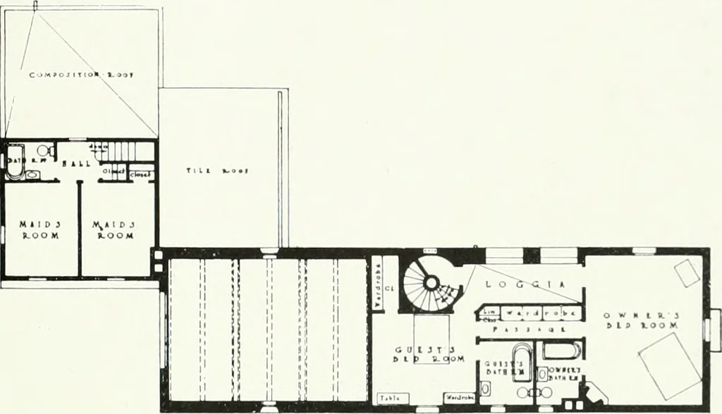 An illustration from Architect and engineer, 1905, leaf 449