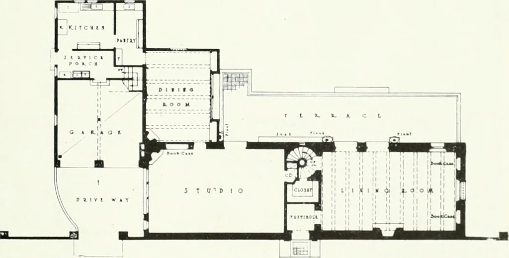An illustration from Architect and engineer, 1905, leaf 449