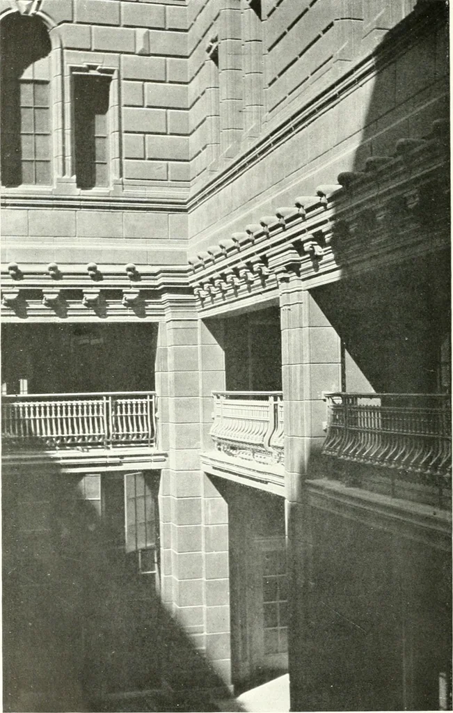 An illustration from Architect and engineer, 1905, leaf 45