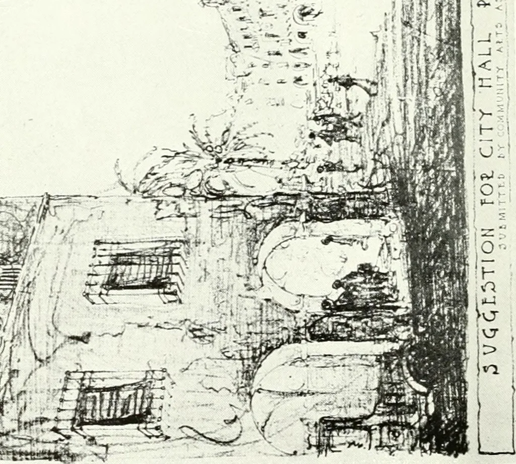 An illustration from Architect and engineer, 1905, leaf 456