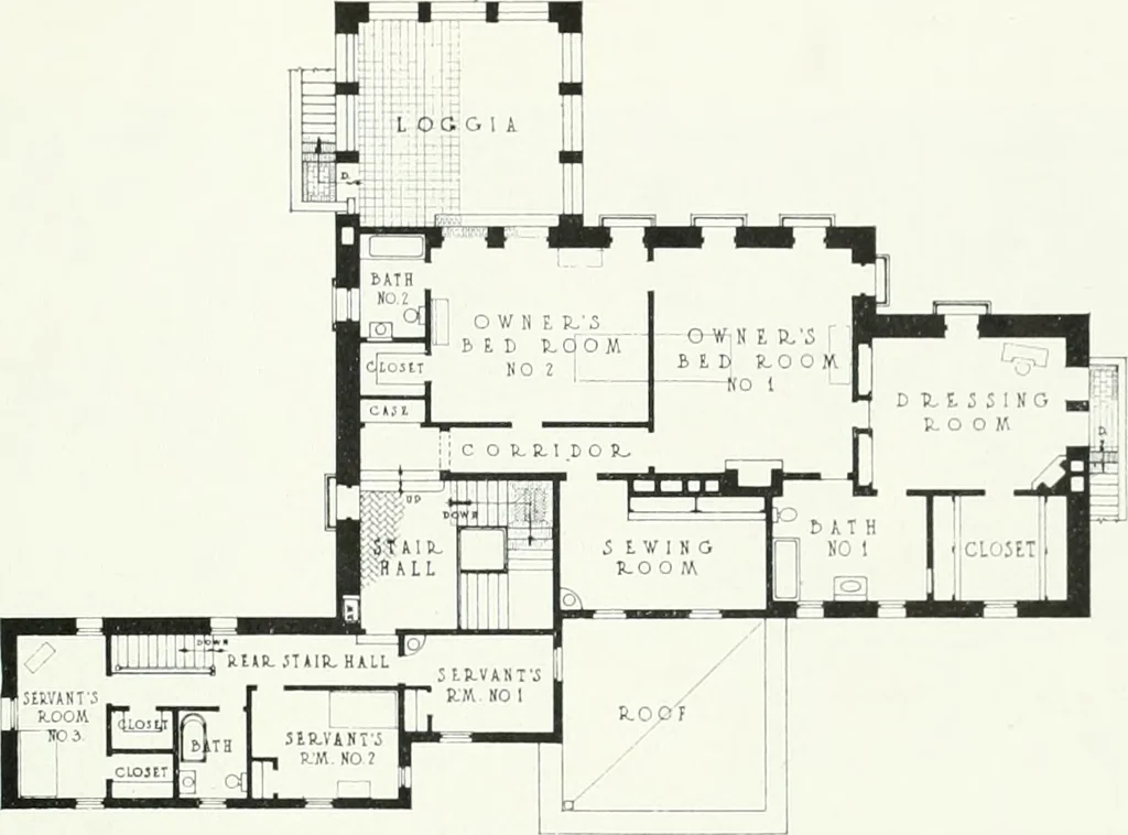 An illustration from Architect and engineer, 1905, leaf 467
