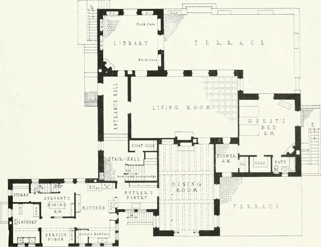 An illustration from Architect and engineer, 1905, leaf 467