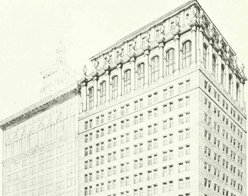 An illustration from Architect and engineer, 1905, leaf 474