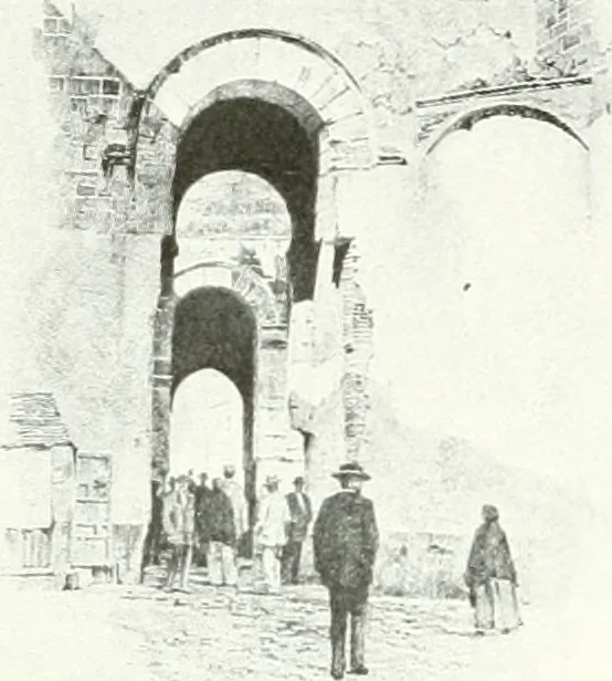 An illustration from Architect and engineer, 1905, leaf 71