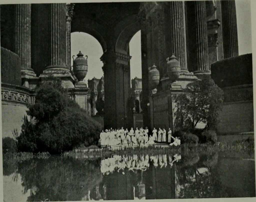 An illustration from Architect and engineer, 1905, leaf 106