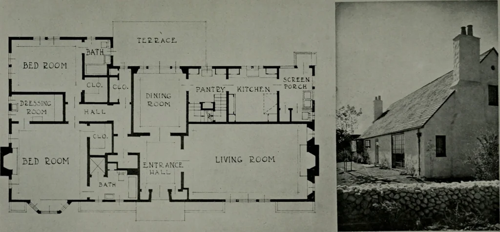 An illustration from Architect and engineer, 1905, leaf 176