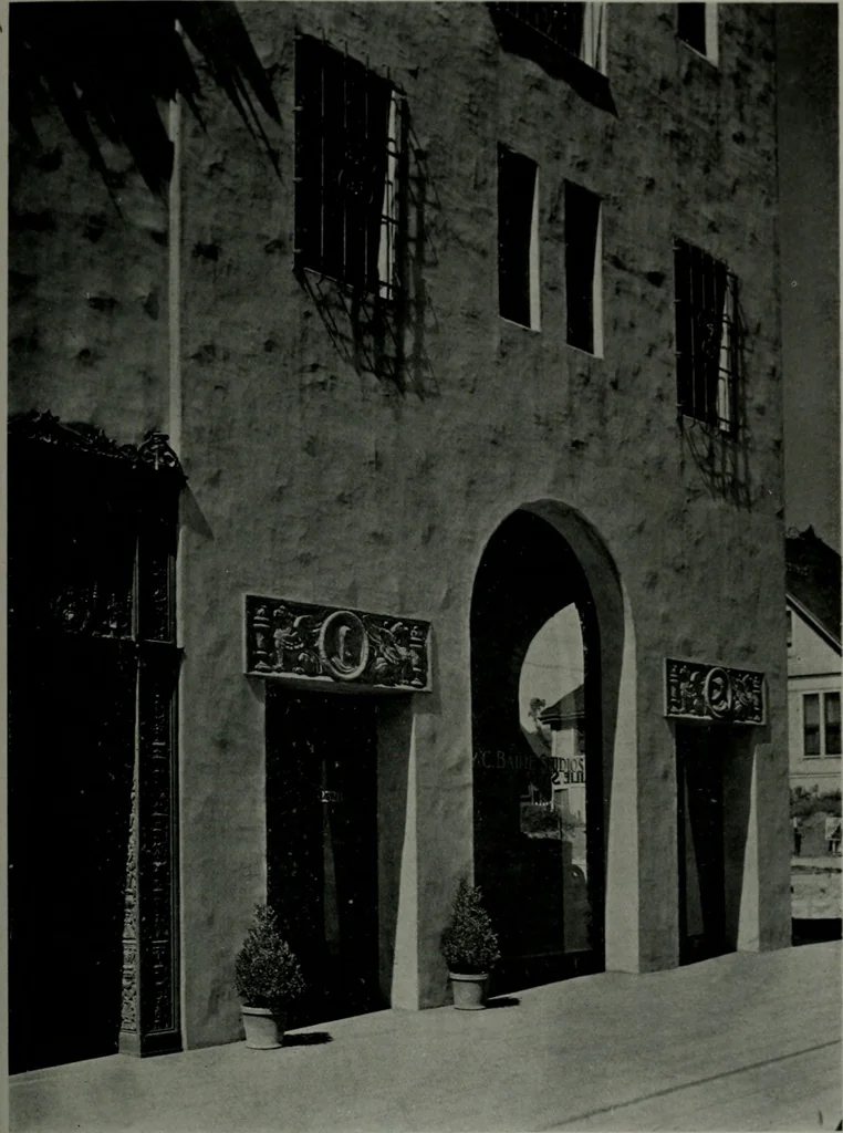 An illustration from Architect and engineer, 1905, leaf 182