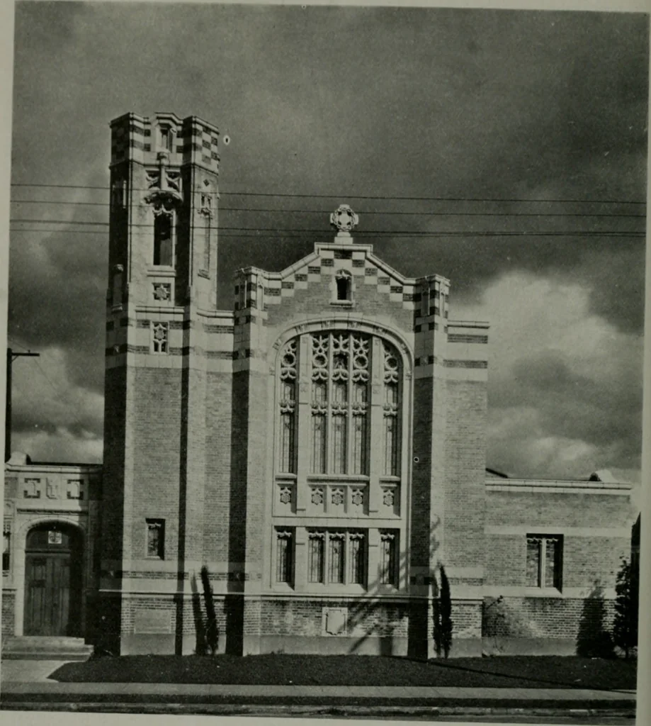 An illustration from Architect and engineer, 1905, leaf 195