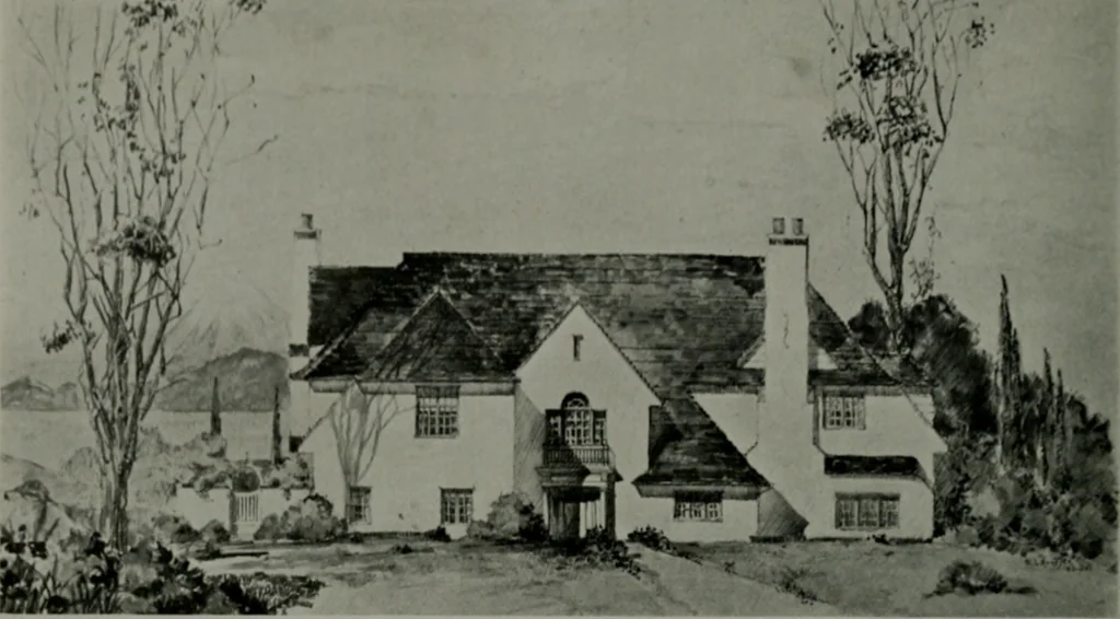 An illustration from Architect and engineer, 1905, leaf 201