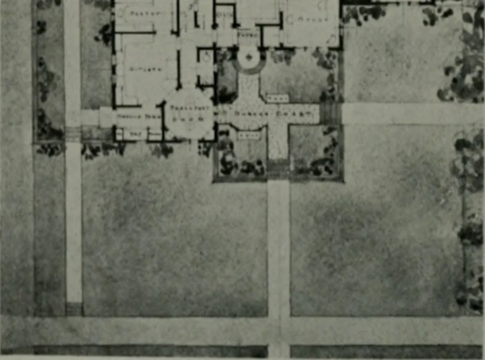 An illustration from Architect and engineer, 1905, leaf 201