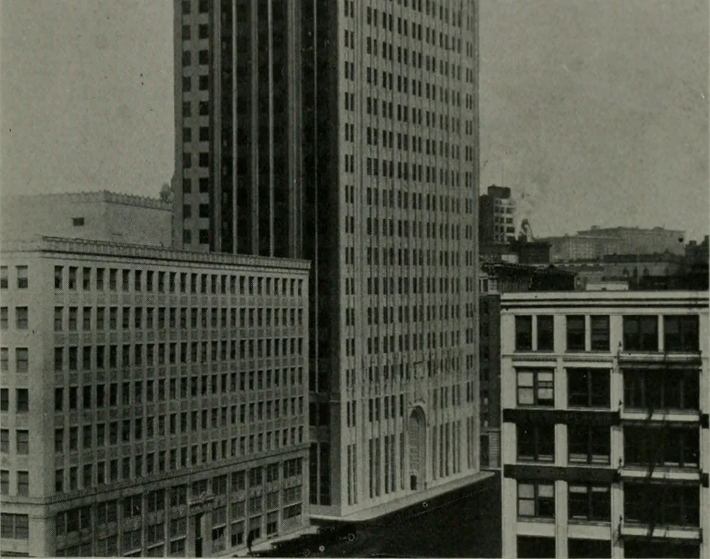 An illustration from Architect and engineer, 1905, leaf 208