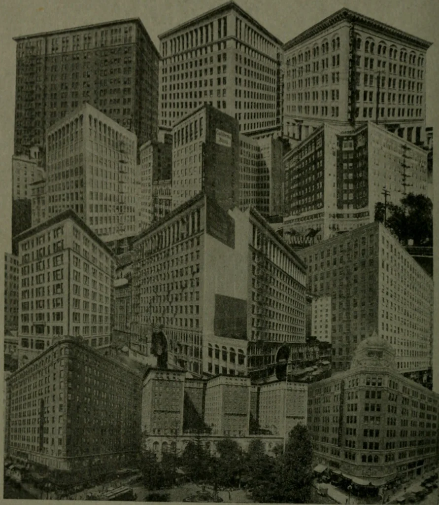 An illustration from Architect and engineer, 1905, leaf 241