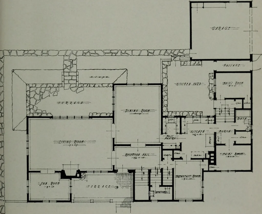 An illustration from Architect and engineer, 1905, leaf 256
