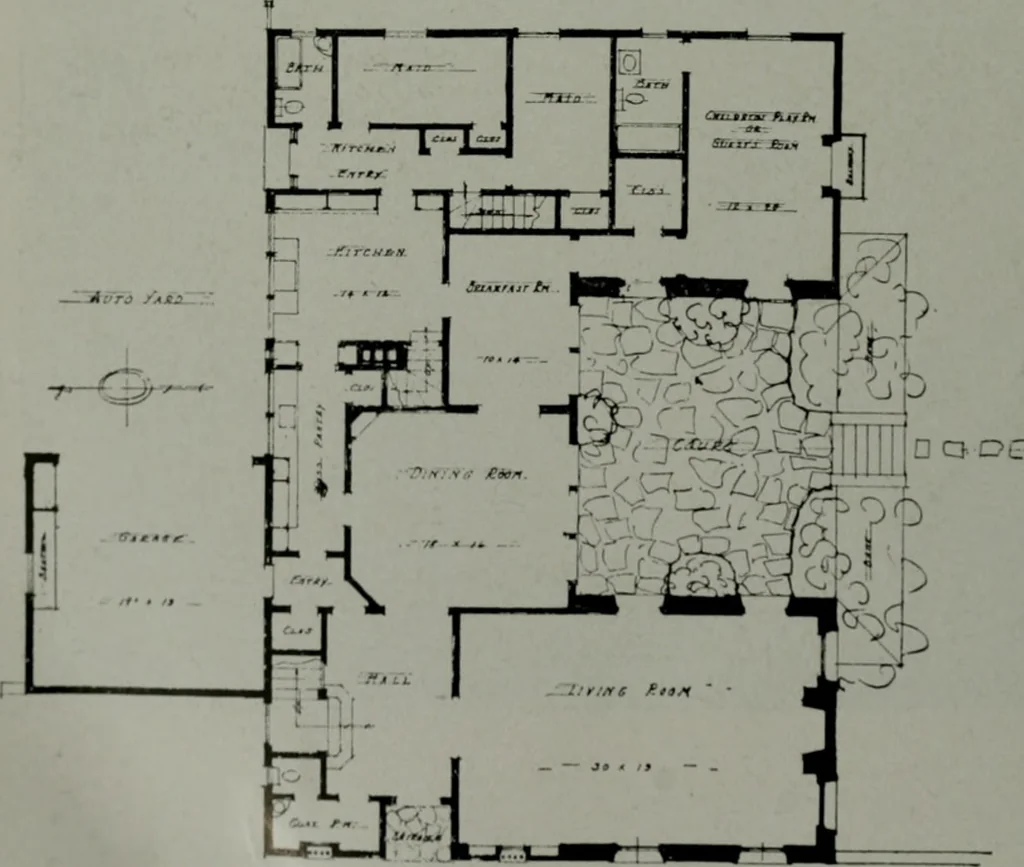 An illustration from Architect and engineer, 1905, leaf 263
