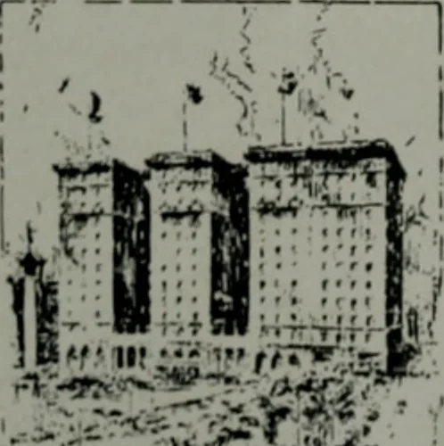 An illustration from Architect and engineer, 1905, leaf 315