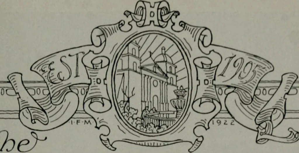 An illustration from Architect and engineer, 1905, leaf 318