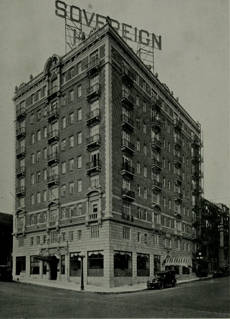 An illustration from Architect and engineer, 1905, leaf 322