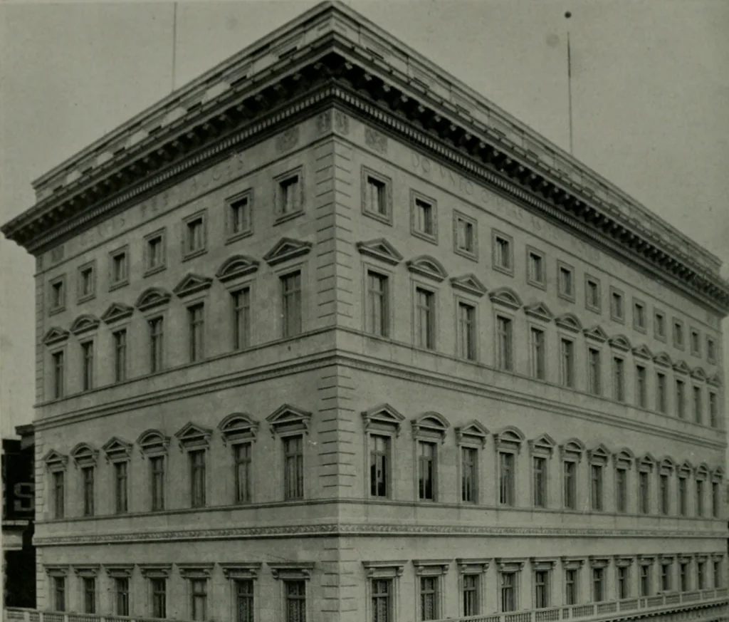An illustration from Architect and engineer, 1905, leaf 325