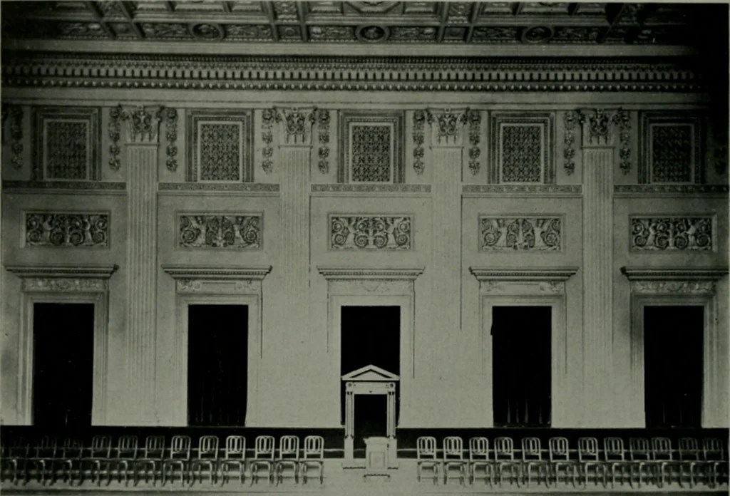 An illustration from Architect and engineer, 1905, leaf 327