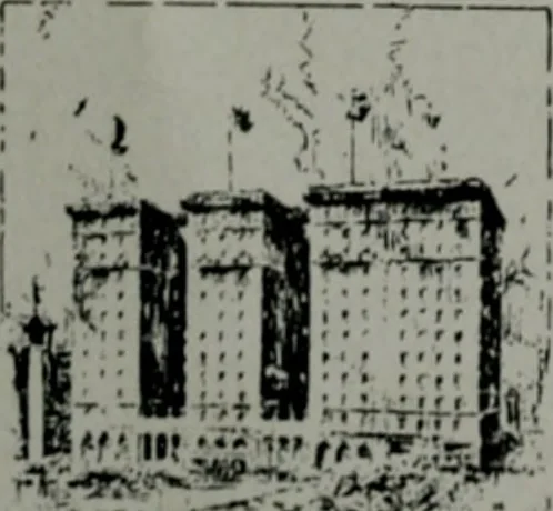 An illustration from Architect and engineer, 1905, leaf 389