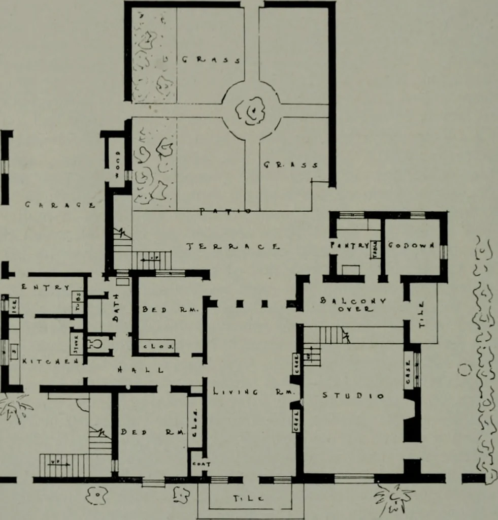 An illustration from Architect and engineer, 1905, leaf 421