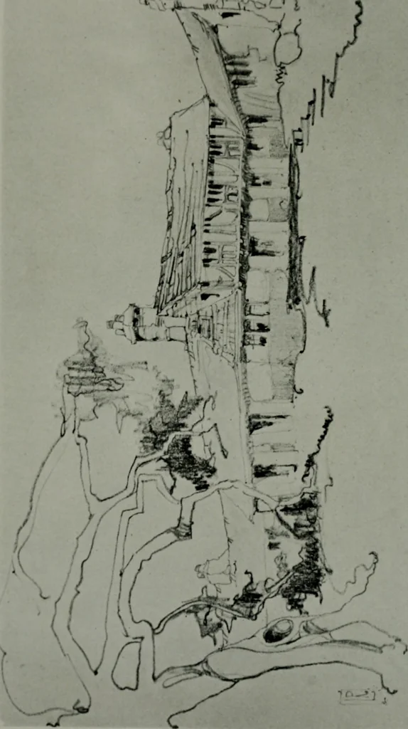 An illustration from Architect and engineer, 1905, leaf 43