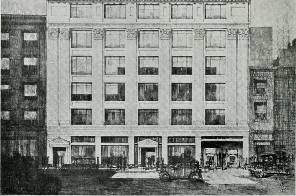 An illustration from Architect and engineer, 1905, leaf 201