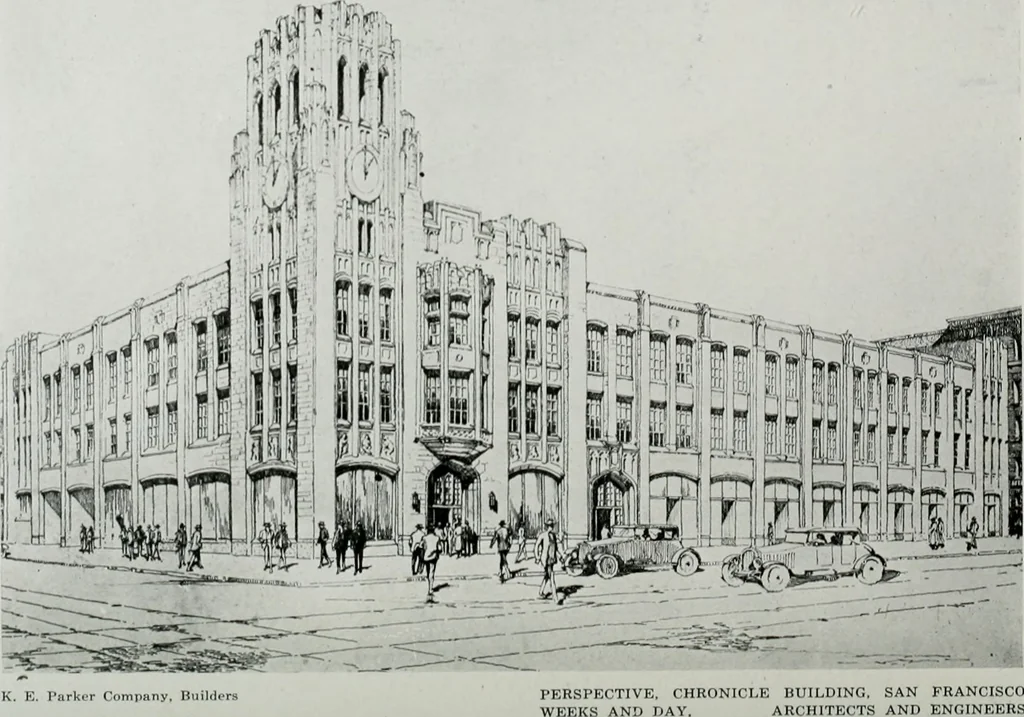An illustration from Architect and engineer, 1905, leaf 209