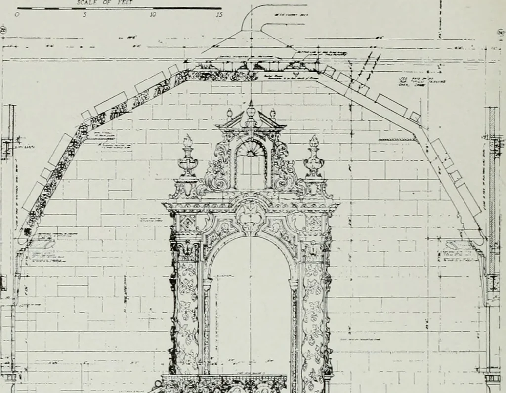 An illustration from Architect and engineer, 1905, leaf 21