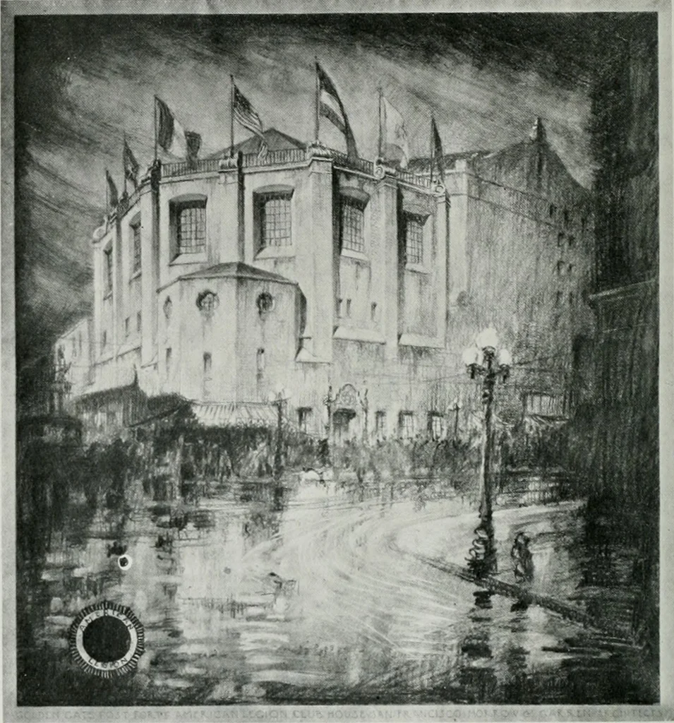An illustration from Architect and engineer, 1905, leaf 253