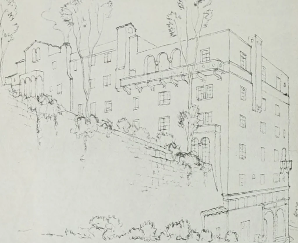 An illustration from Architect and engineer, 1905, leaf 261
