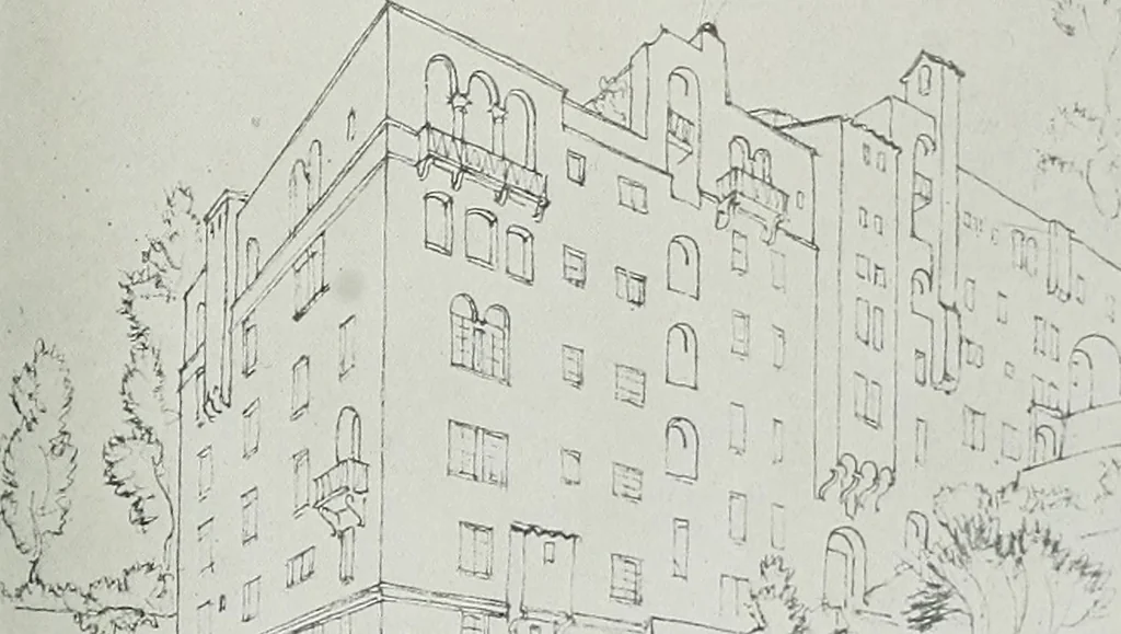 An illustration from Architect and engineer, 1905, leaf 262