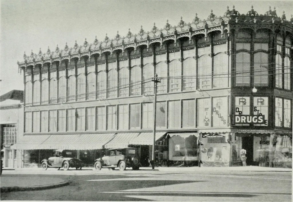 An illustration from Architect and engineer, 1905, leaf 276