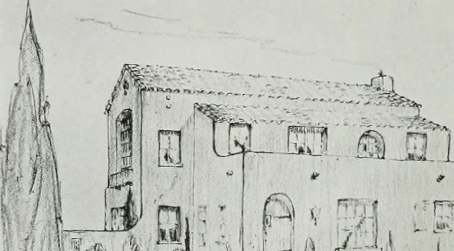 An illustration from Architect and engineer, 1905, leaf 341