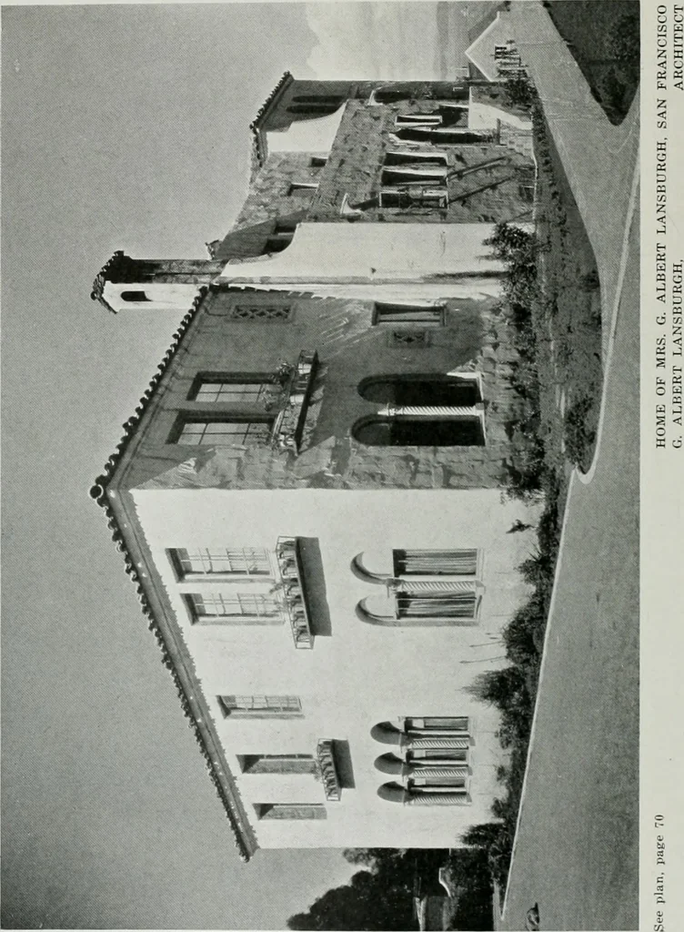 An illustration from Architect and engineer, 1905, leaf 345