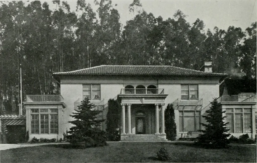 An illustration from Architect and engineer, 1905, leaf 365