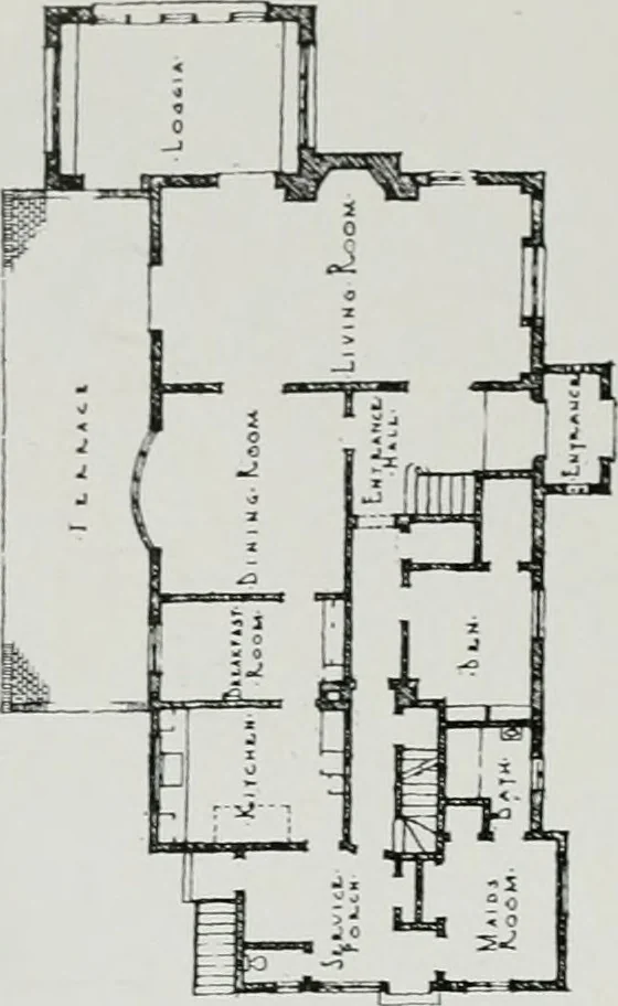 An illustration from Architect and engineer, 1905, leaf 379