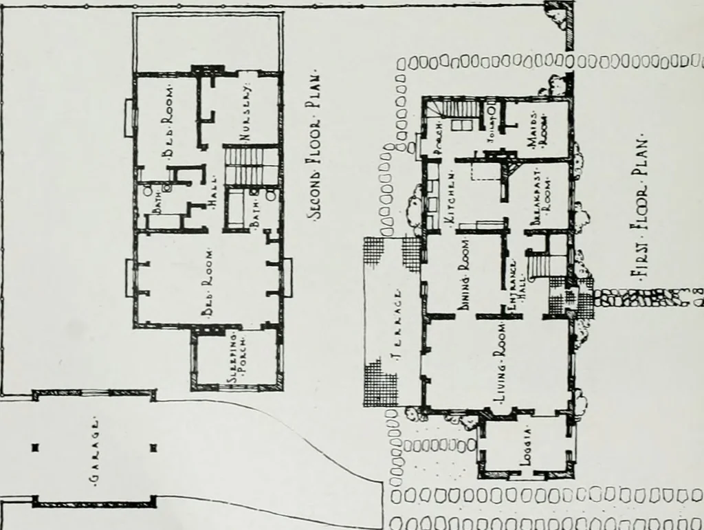 An illustration from Architect and engineer, 1905, leaf 379