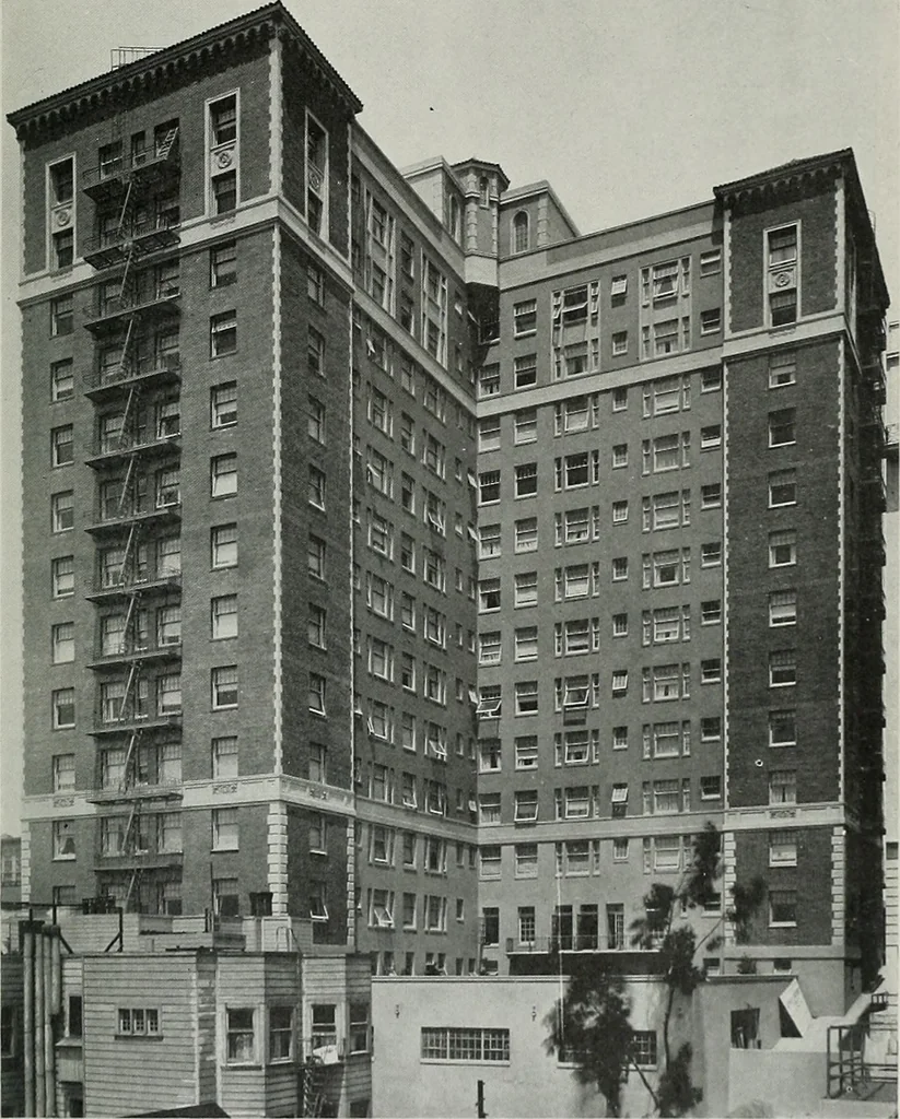An illustration from Architect and engineer, 1905, leaf 38