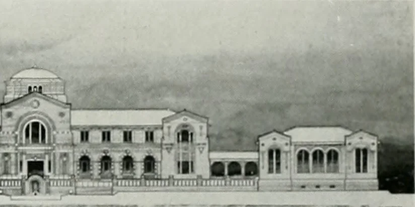An illustration from Architect and engineer, 1905, leaf 434