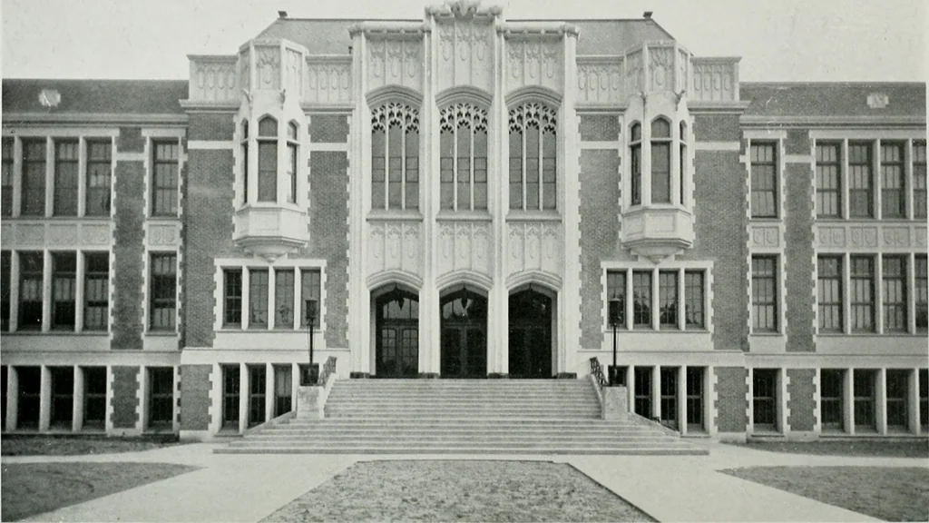 An illustration from Architect and engineer, 1905, leaf 443