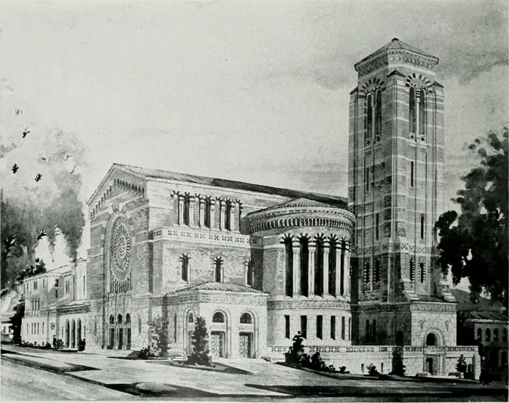 An illustration from Architect and engineer, 1905, leaf 449