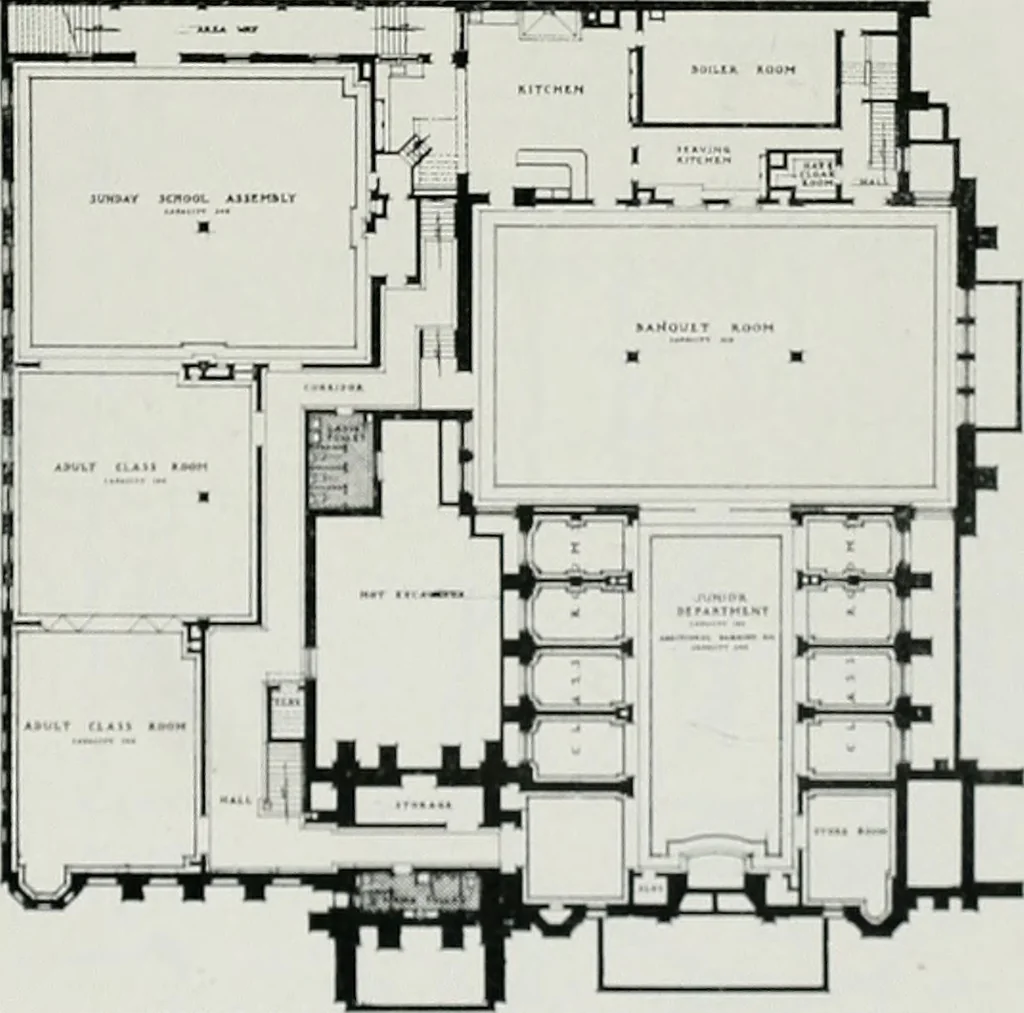 An illustration from Architect and engineer, 1905, leaf 454
