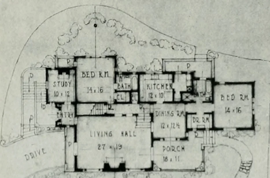 An illustration from Architect and engineer, 1905, leaf 496