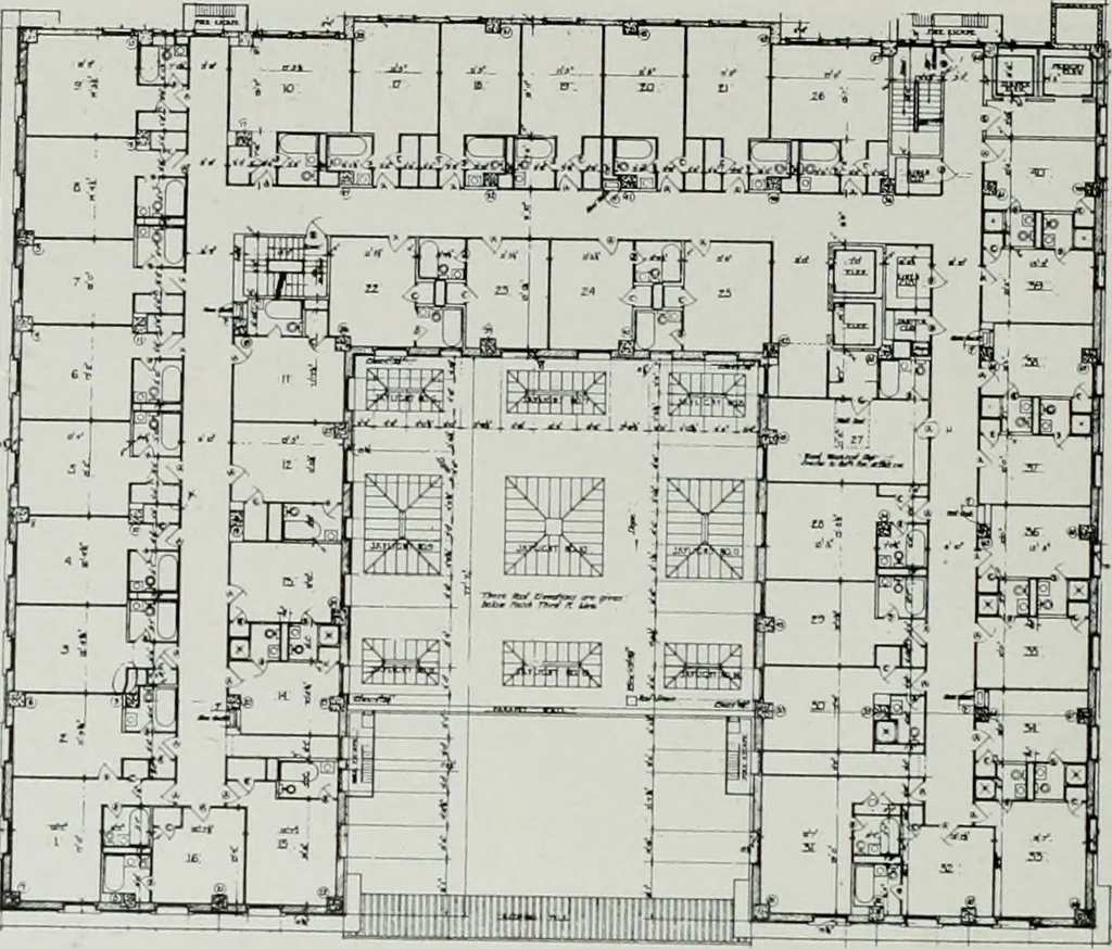 An illustration from Architect and engineer, 1905, leaf 59