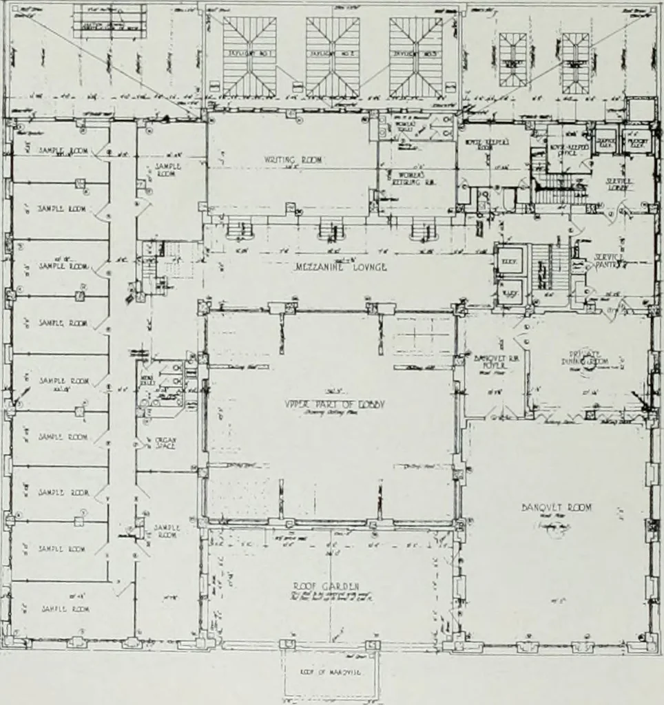 An illustration from Architect and engineer, 1905, leaf 59