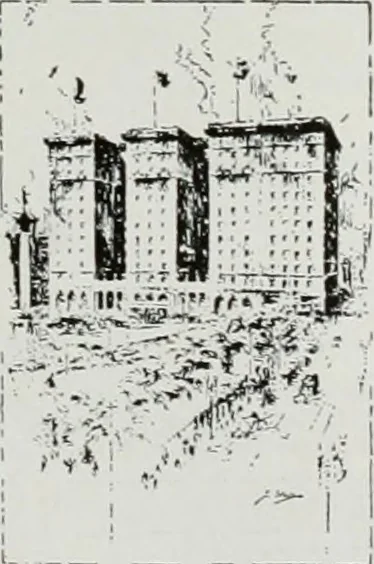 An illustration from Architect and engineer, 1905, leaf 79