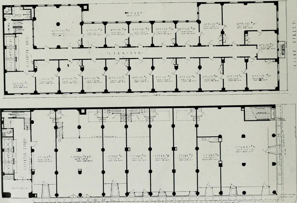 An illustration from Architect and engineer, 1905, leaf 101