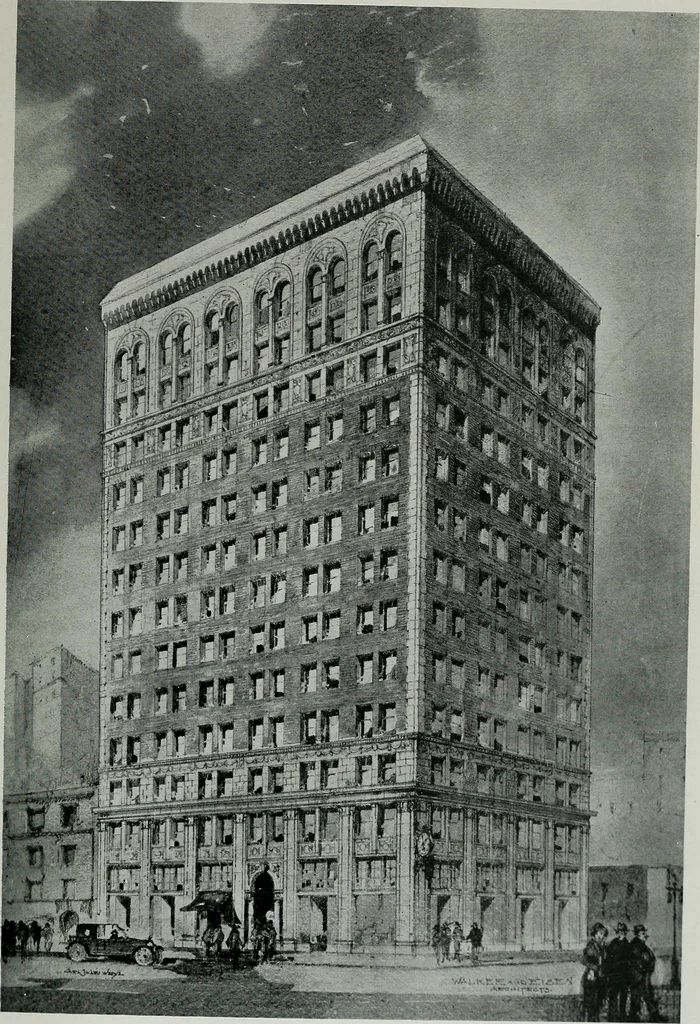 An illustration from Architect and engineer, 1905, leaf 102