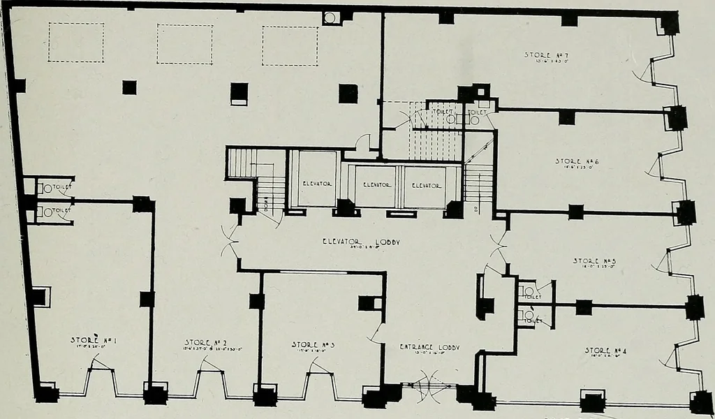 An illustration from Architect and engineer, 1905, leaf 104